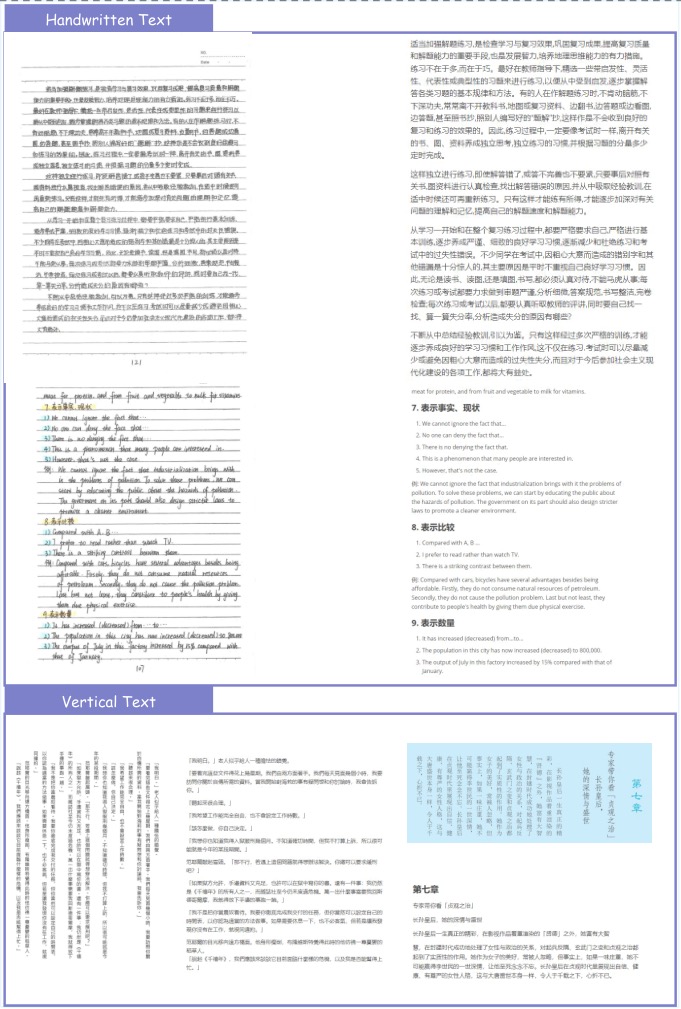 MinerU2.5-Pro on handwritten and vertical text